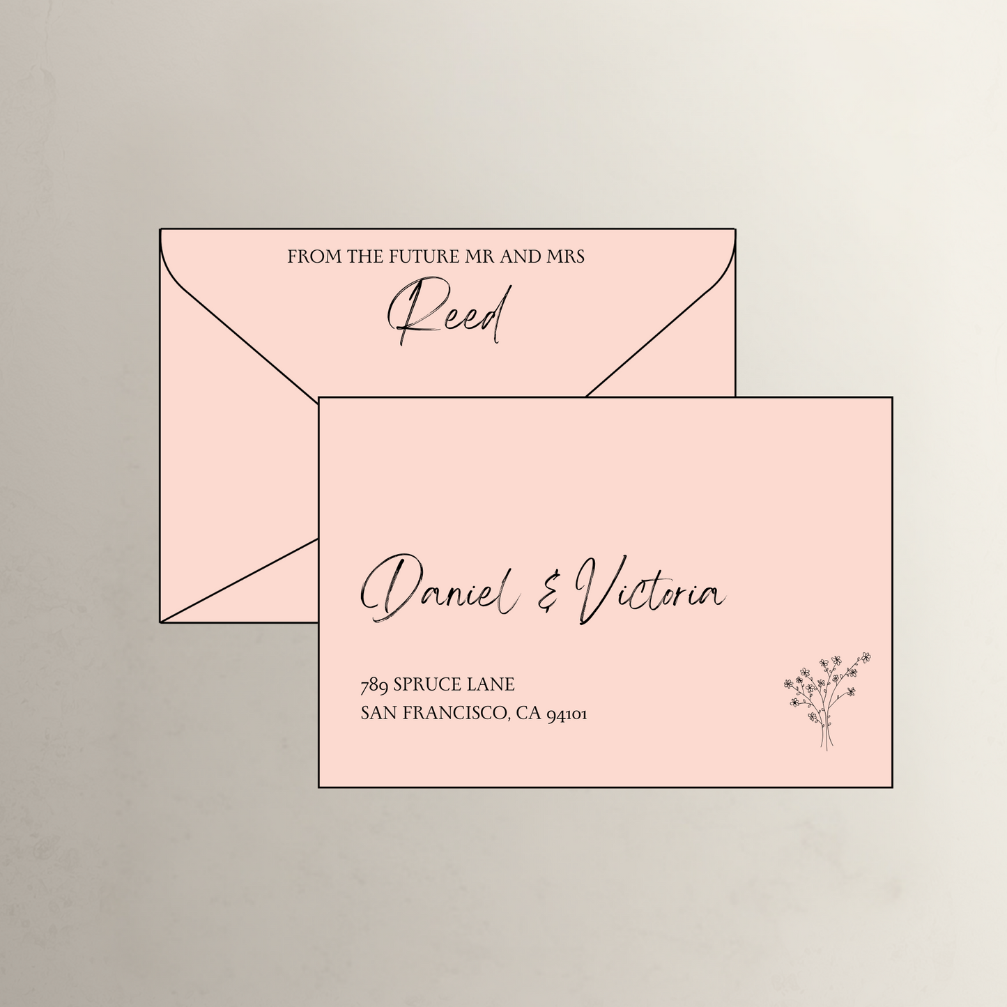 Daisy Printed Envelopes