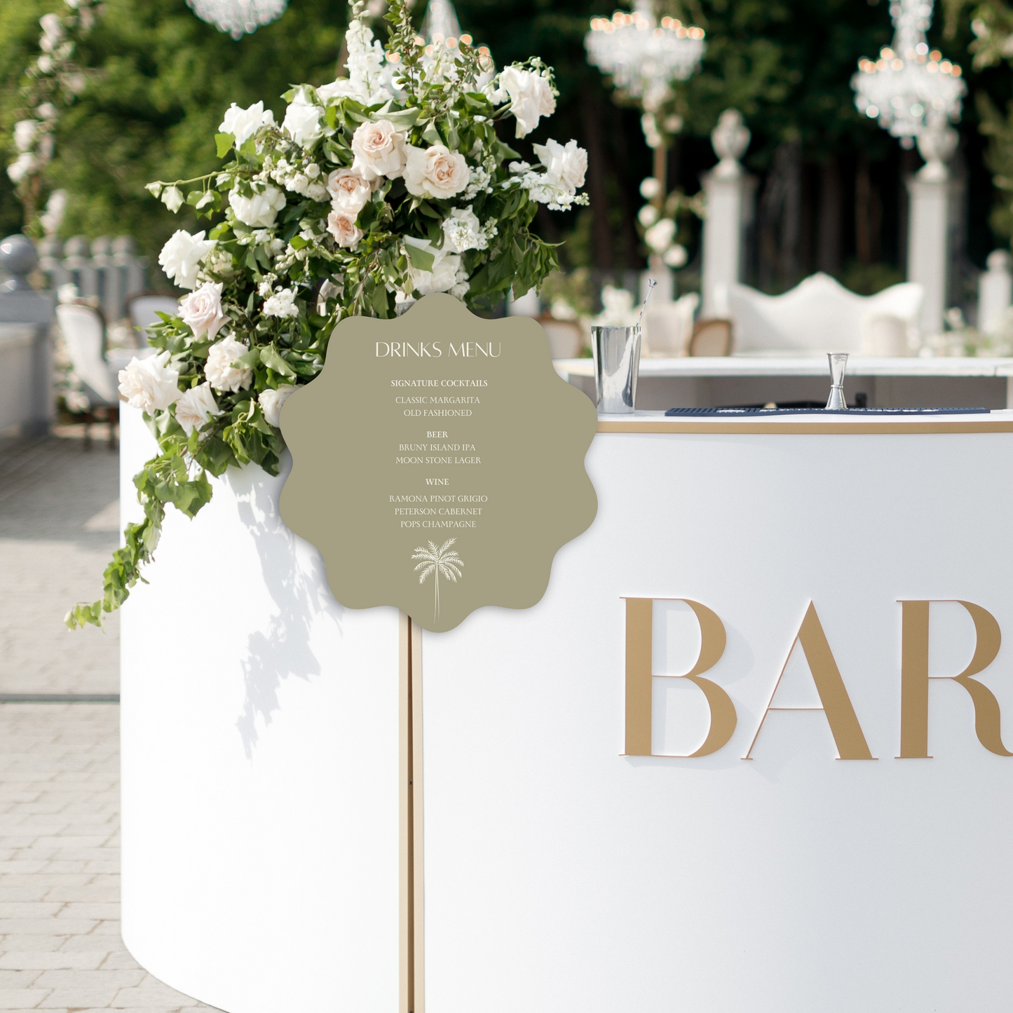 Palm Bar Sign
