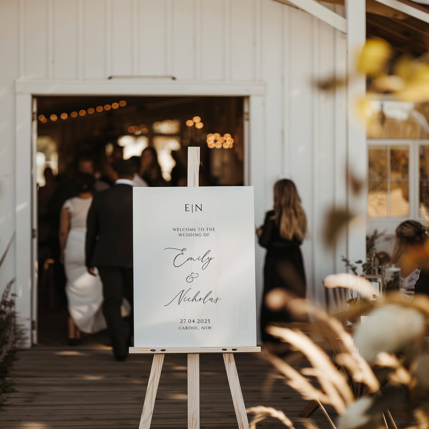 Romance Welcome Sign