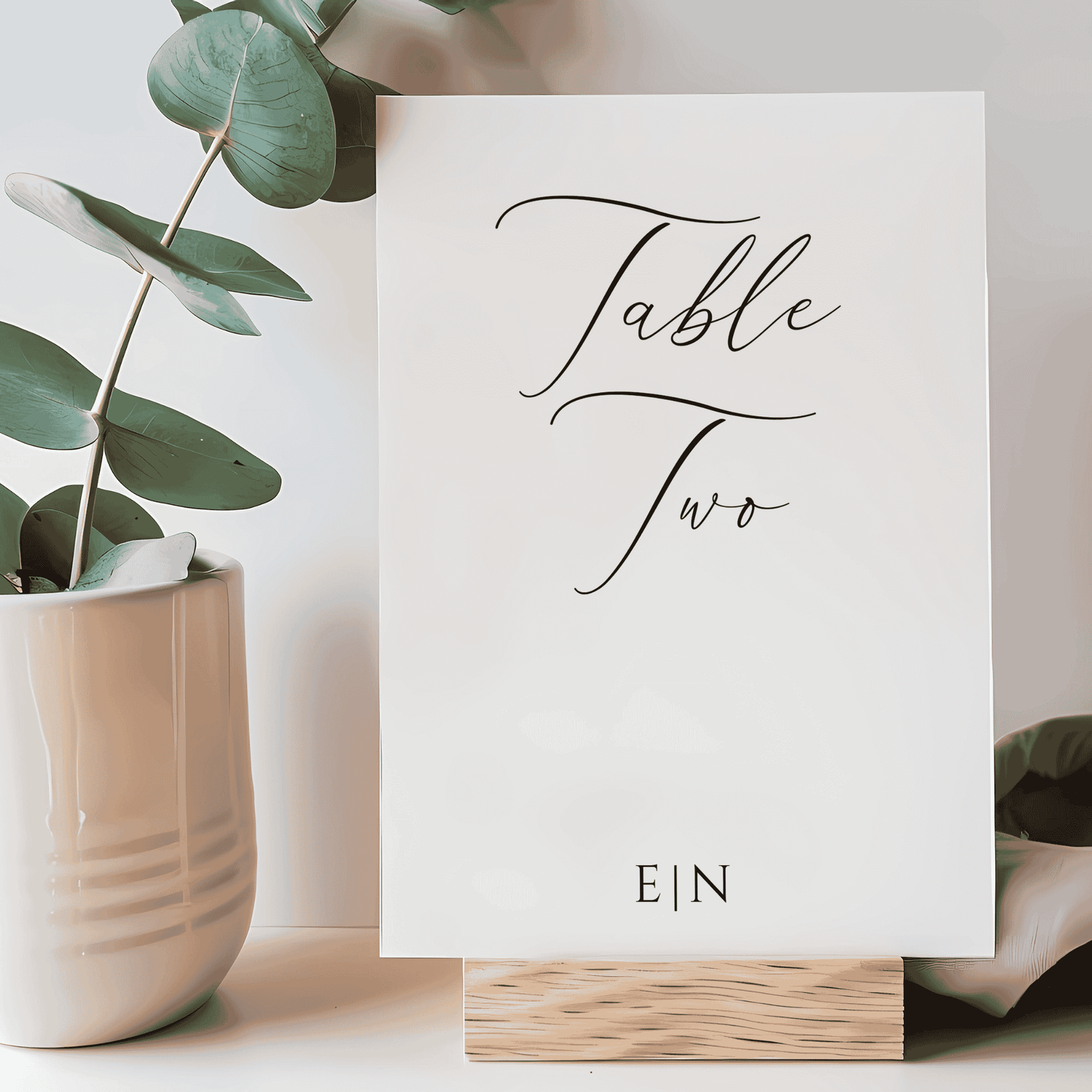 Custom wedding table sign for receptions, part of wedding stationery suites and table decorations Melbourne