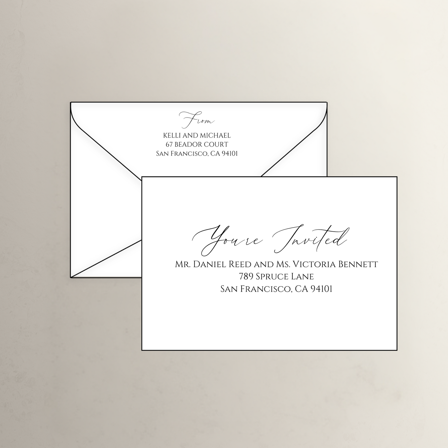 Romance Printed Envelopes