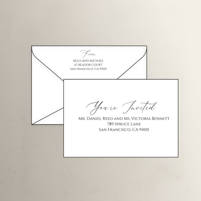 Romance Printed Envelopes