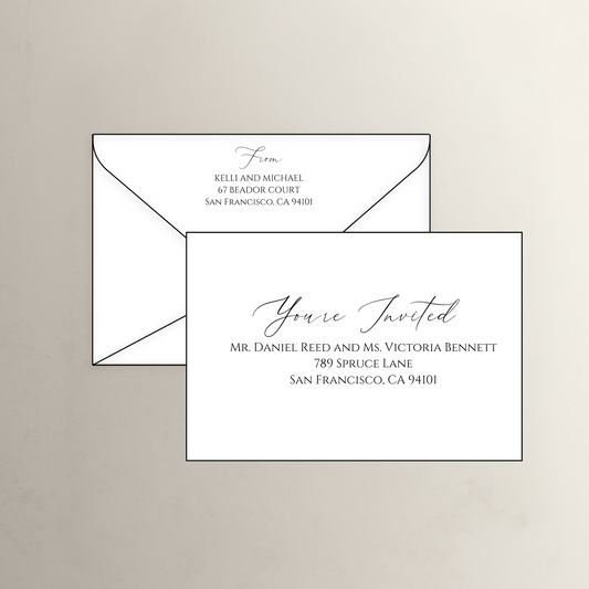 Romance Printed Envelopes