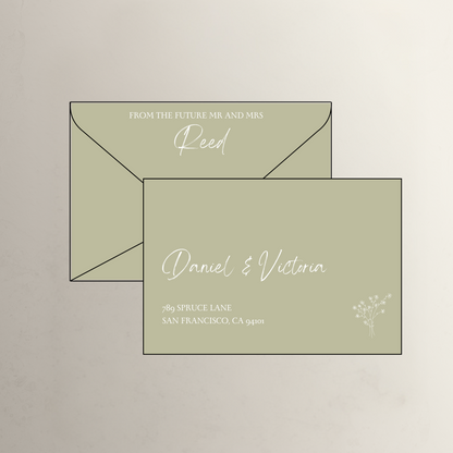 Daisy Printed Envelopes