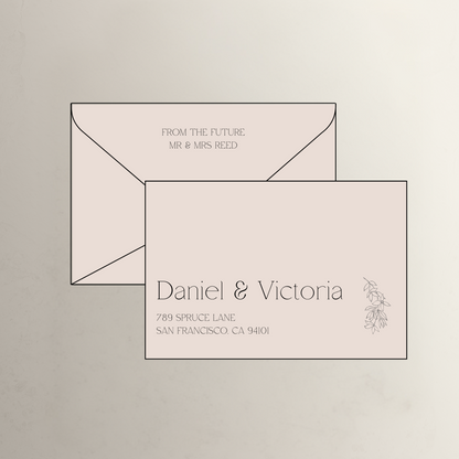 Flora Printed Envelopes