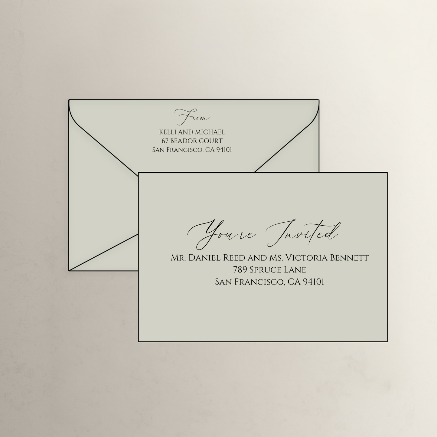 Romance Printed Envelopes