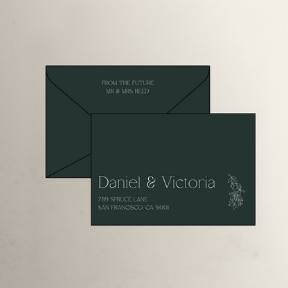 Flora Printed Envelopes