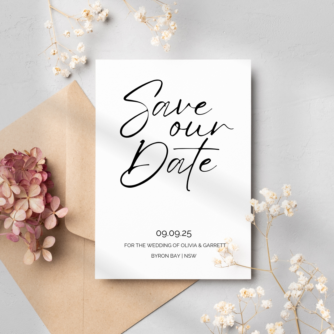 Classic Save the Date