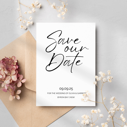 Classic Save the Date