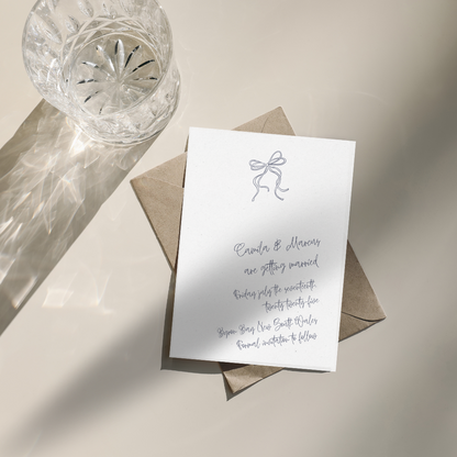 Handwritten Save the Date
