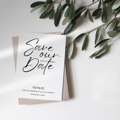 Classic Save the Date