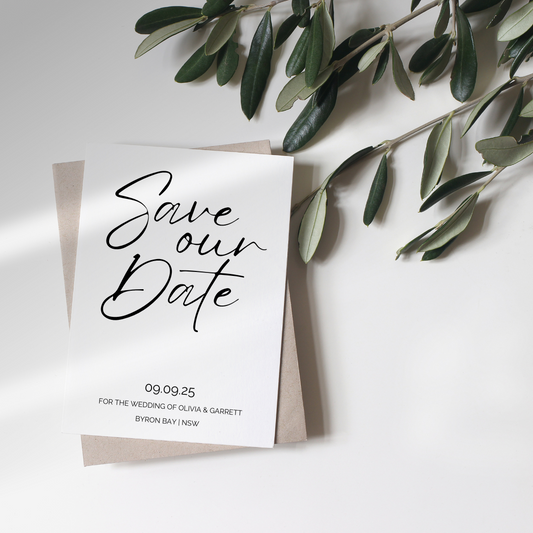 Classic Save the Date