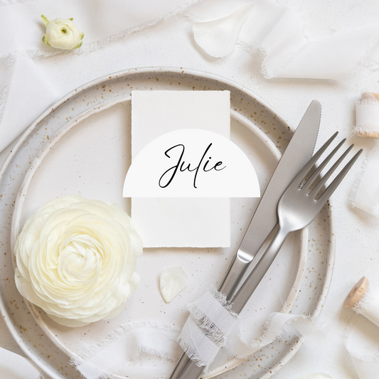 Classic Cardstock Place Settings