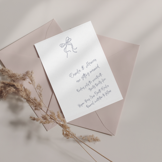 Handwritten Save the Date