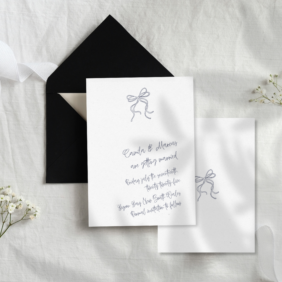 Handwritten Save the Date