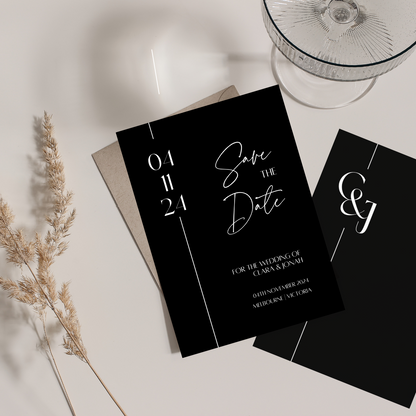 Black Tie Save the Date
