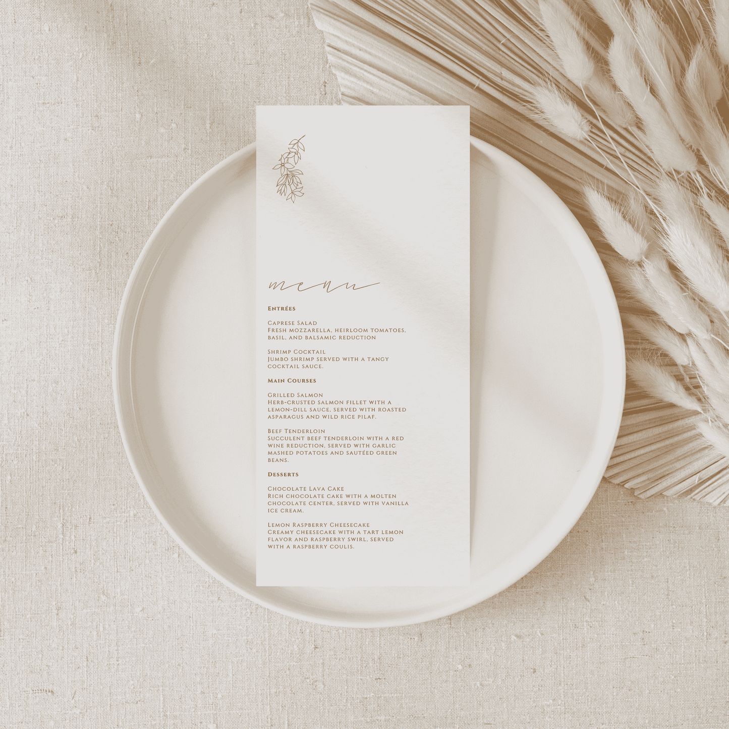 Flora Menu