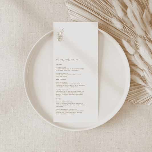 Flora Menu
