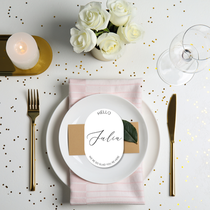 Romance Cardstock Place Settings