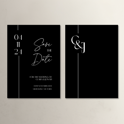 Black Tie Save the Date