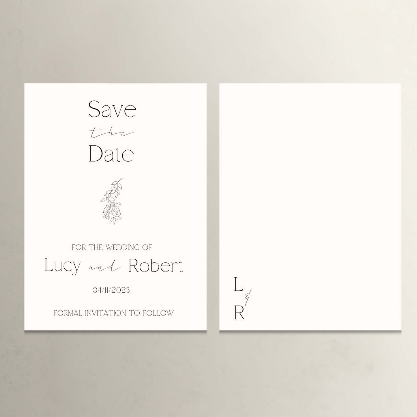 Flora Save the Date