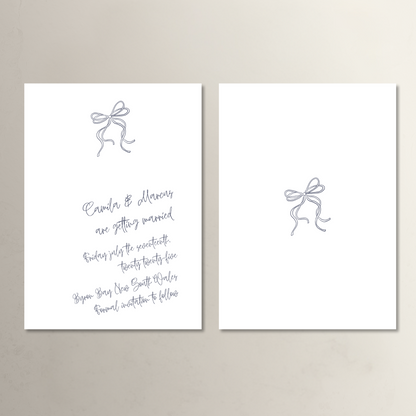 Handwritten Save the Date