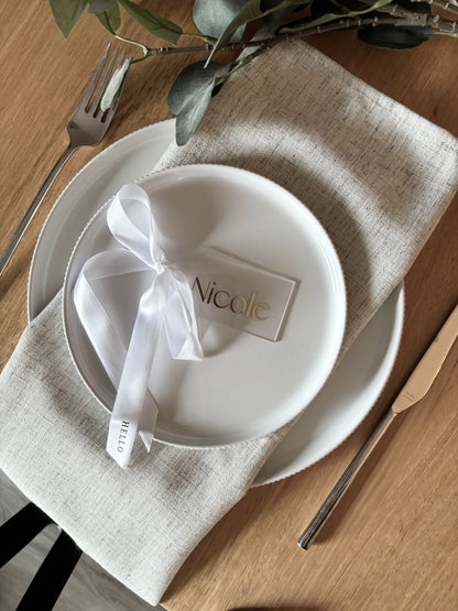 Arch Acrylic Place Settings