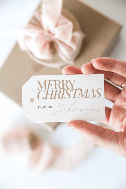 Personalised Handmade Christmas Gift Tags