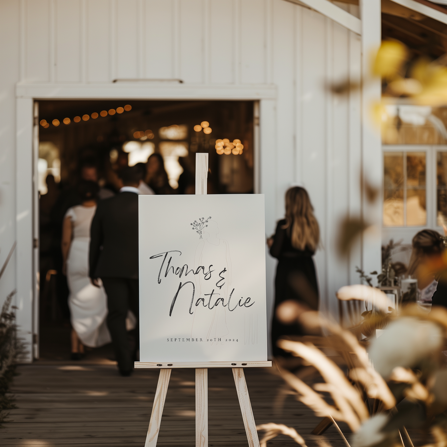 Daisy Welcome Sign