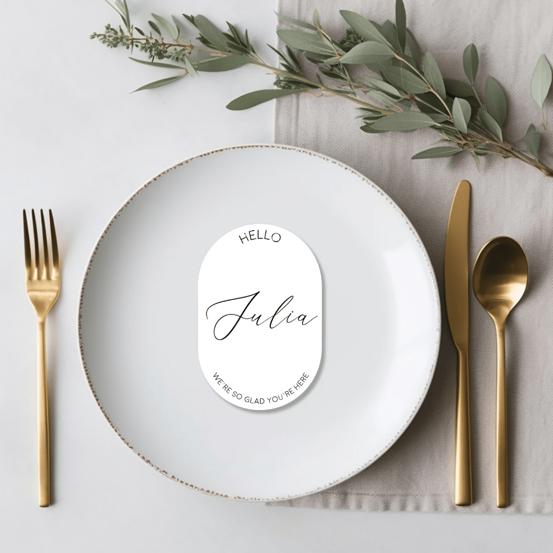 Romance Cardstock Place Settings