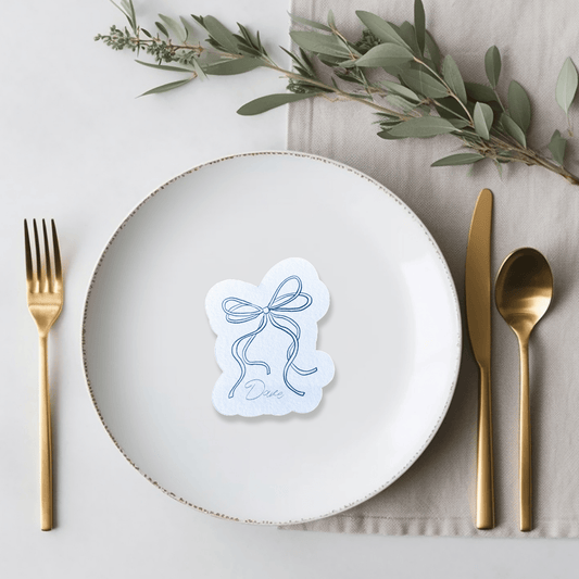 Handwritten Cardstock Place Settings
