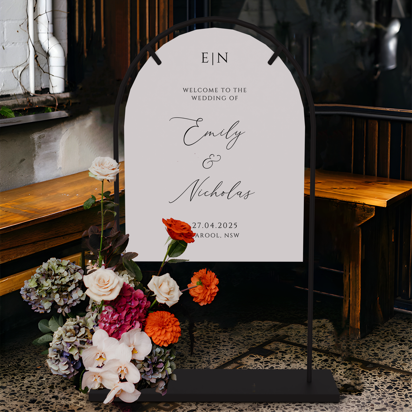 Romance Welcome Sign