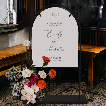 Romance Welcome Sign