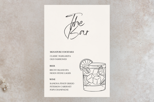 Daisy Bar Sign