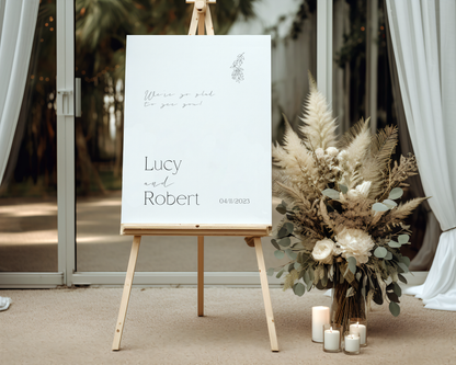 Flora Welcome Sign