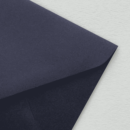 Black wedding invitation envelope for custom invitation suites and Melbourne wedding stationery