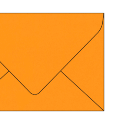 Citrico orange envelope for wedding invitations invitation suites and custom printed event stationery