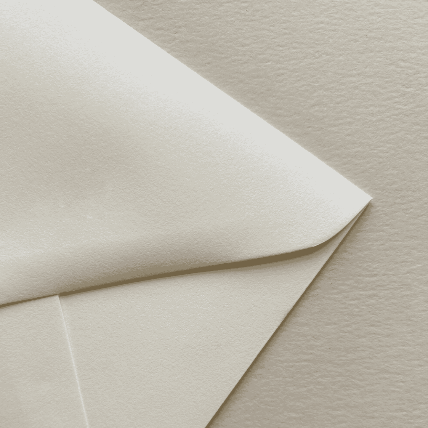 Cream wedding invitation envelope suited to printed invitations and Melbourne wedding stationery