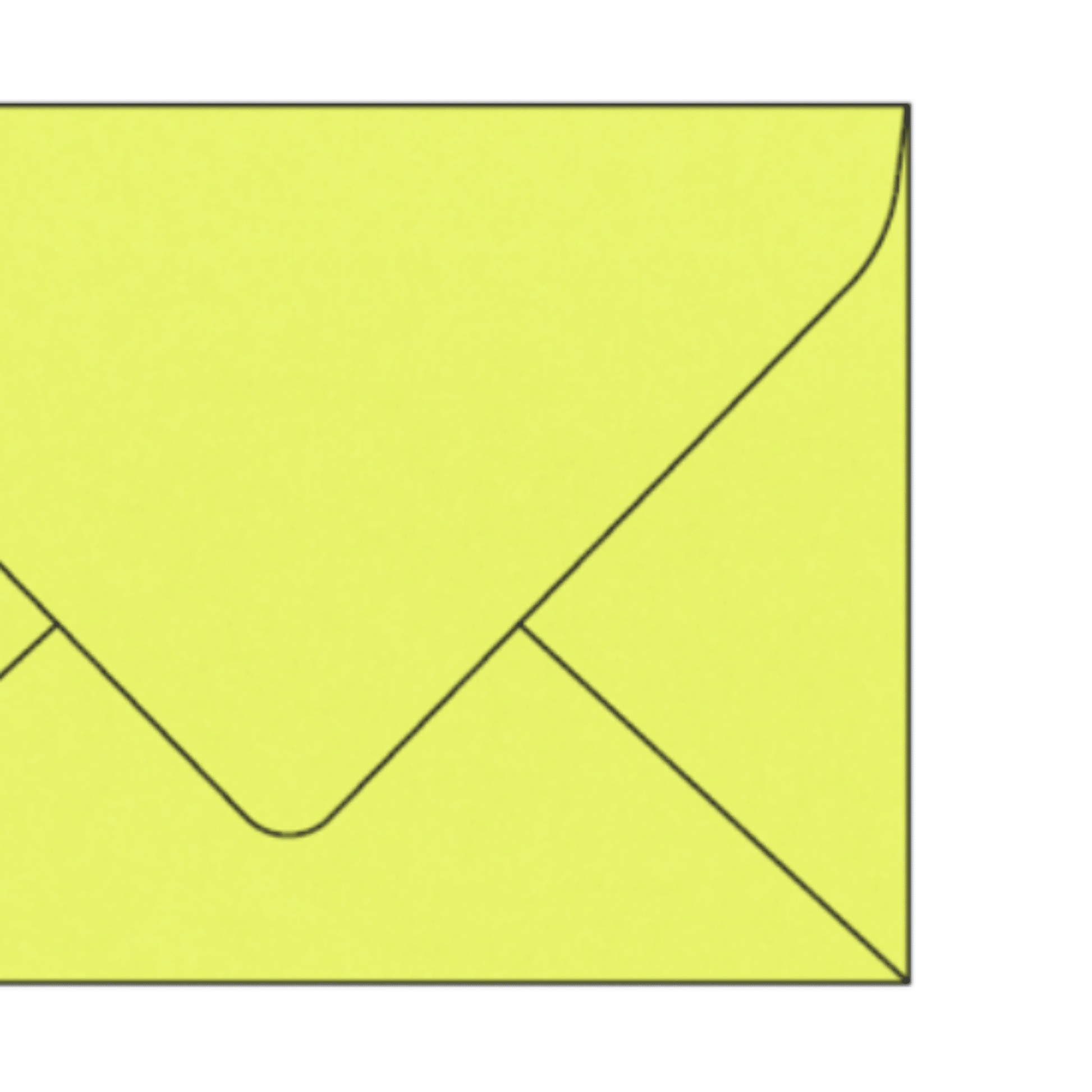 Key lime green envelope for custom wedding invitations save the dates and printed wedding stationery