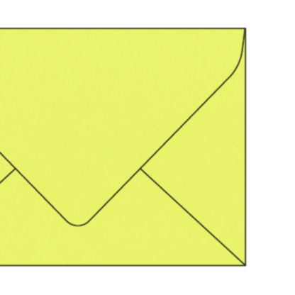 Key lime green envelope for custom wedding invitations save the dates and printed wedding stationery