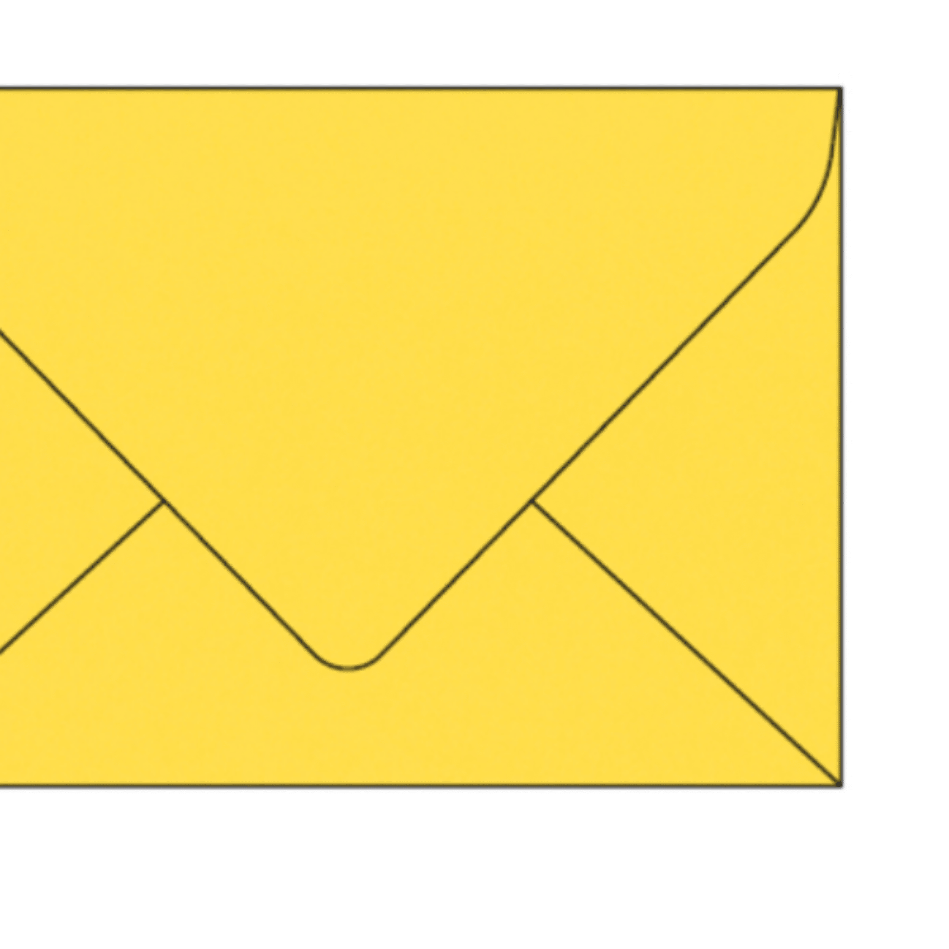 Lemon yellow envelope for wedding invitations printed invitation suites and event stationery Australia