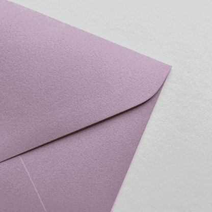 Mauve envelope for wedding invitations and stationery perfect for custom made wedding invitation sets