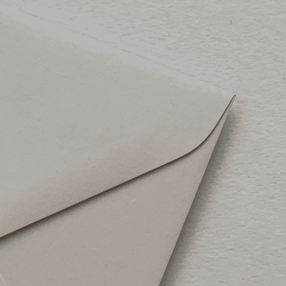 Nudi beige envelope for wedding invitations and stationery suited to custom invitation printing Melbourne
