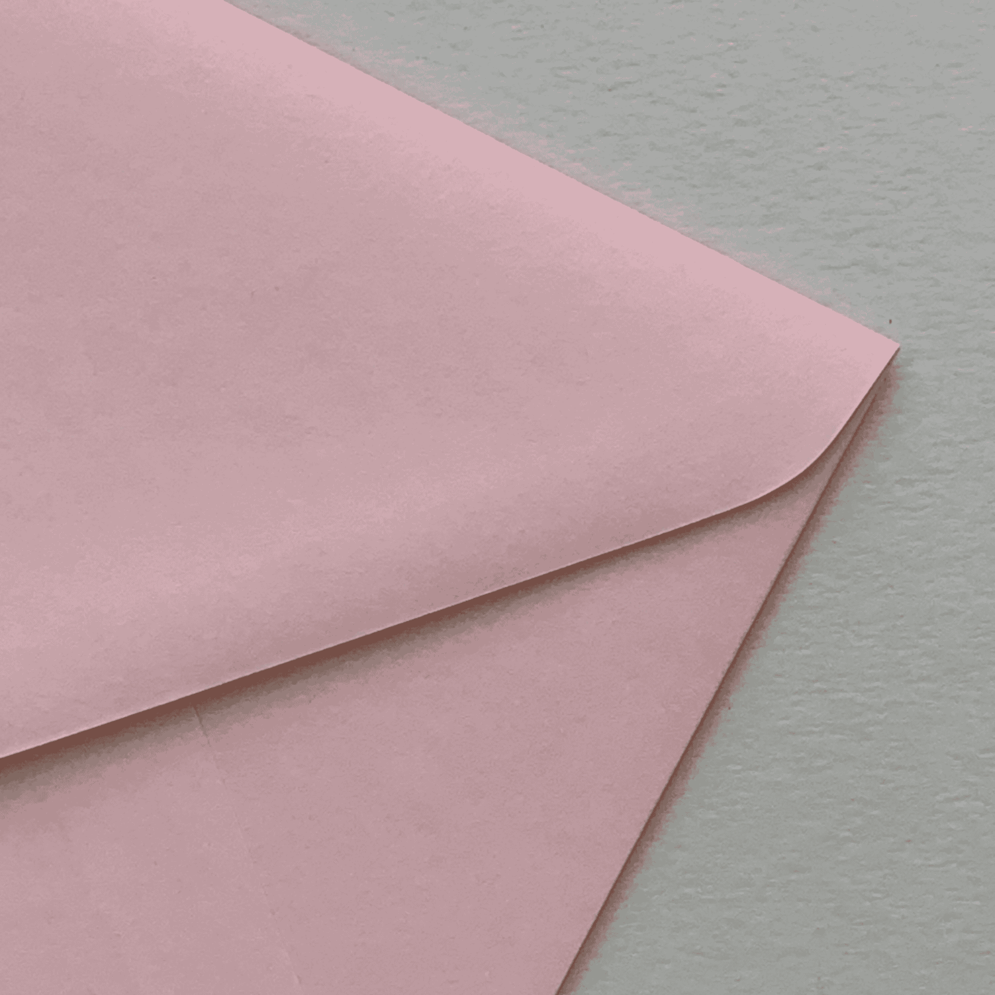 Rosa pink envelope for custom wedding invitations handmade save the dates and printed stationery