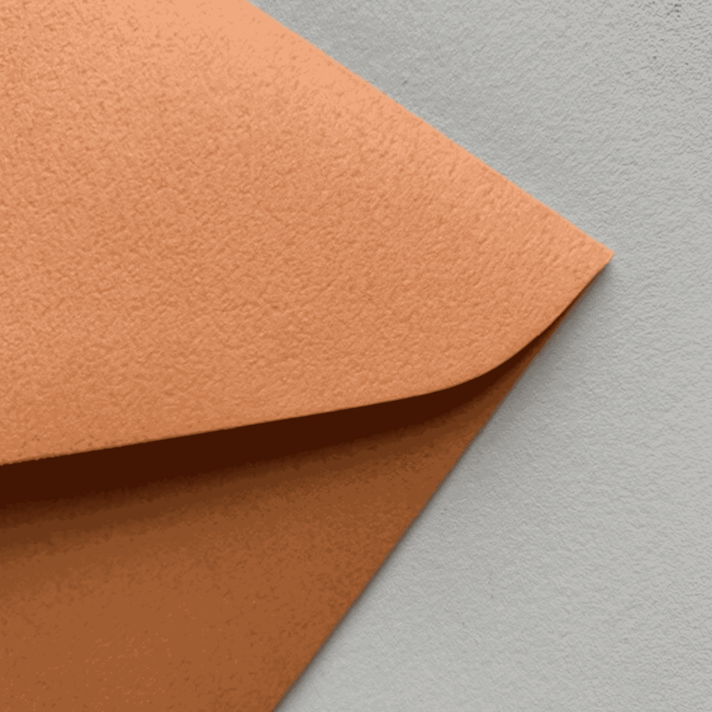 Terracotta envelope for custom wedding invitations save the dates and printed invitation stationery