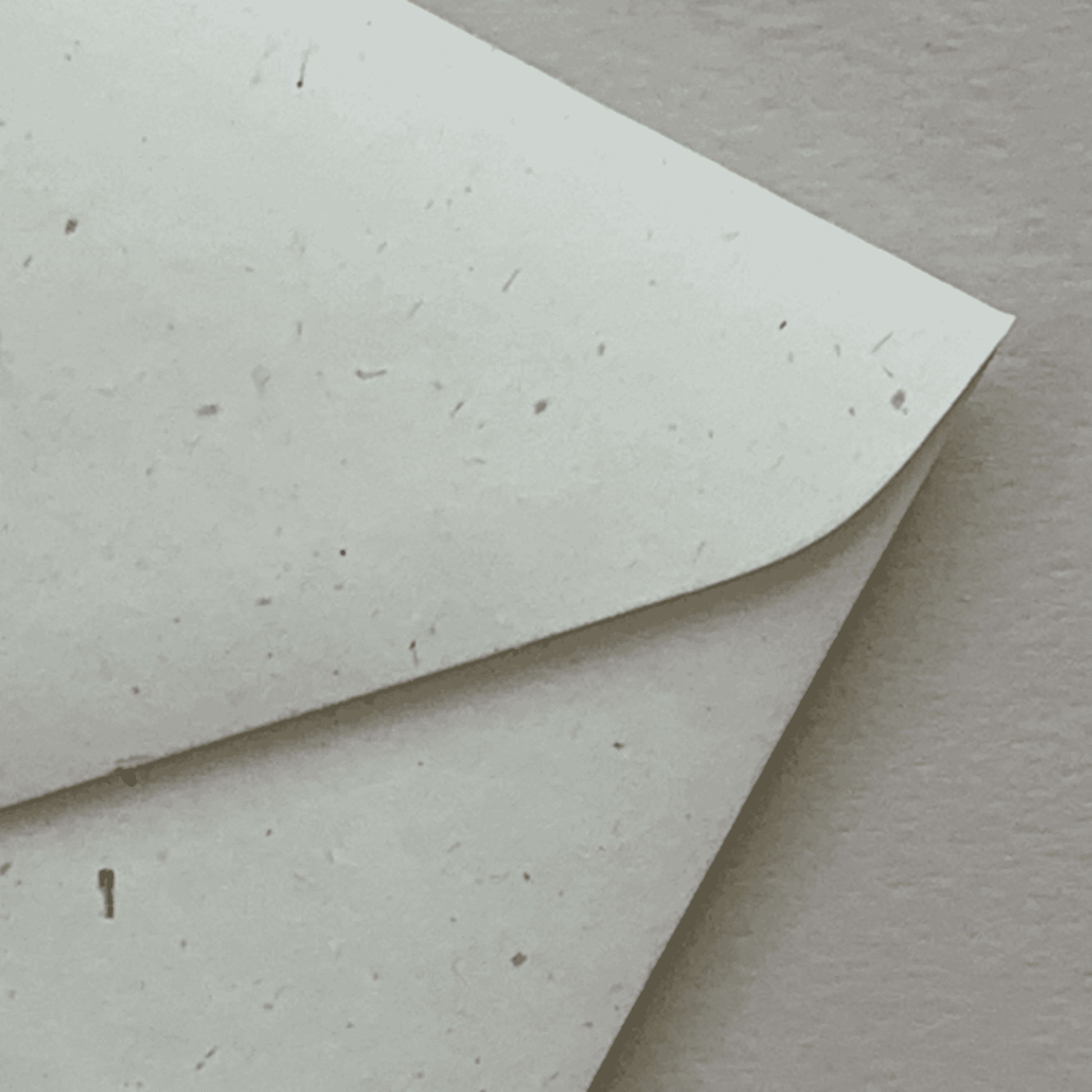 Wheat speckled envelope for handmade wedding invitations rustic save the dates and printed stationery