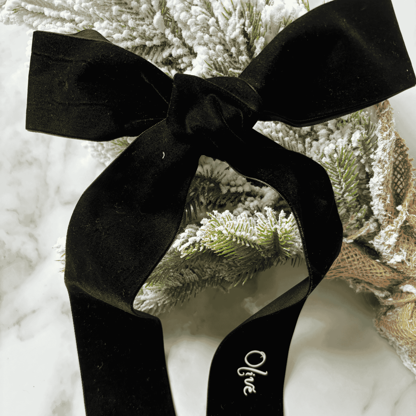 Personalised black ribbon for custom wedding invitations, wedding invitation suites and beautiful wedding stationery