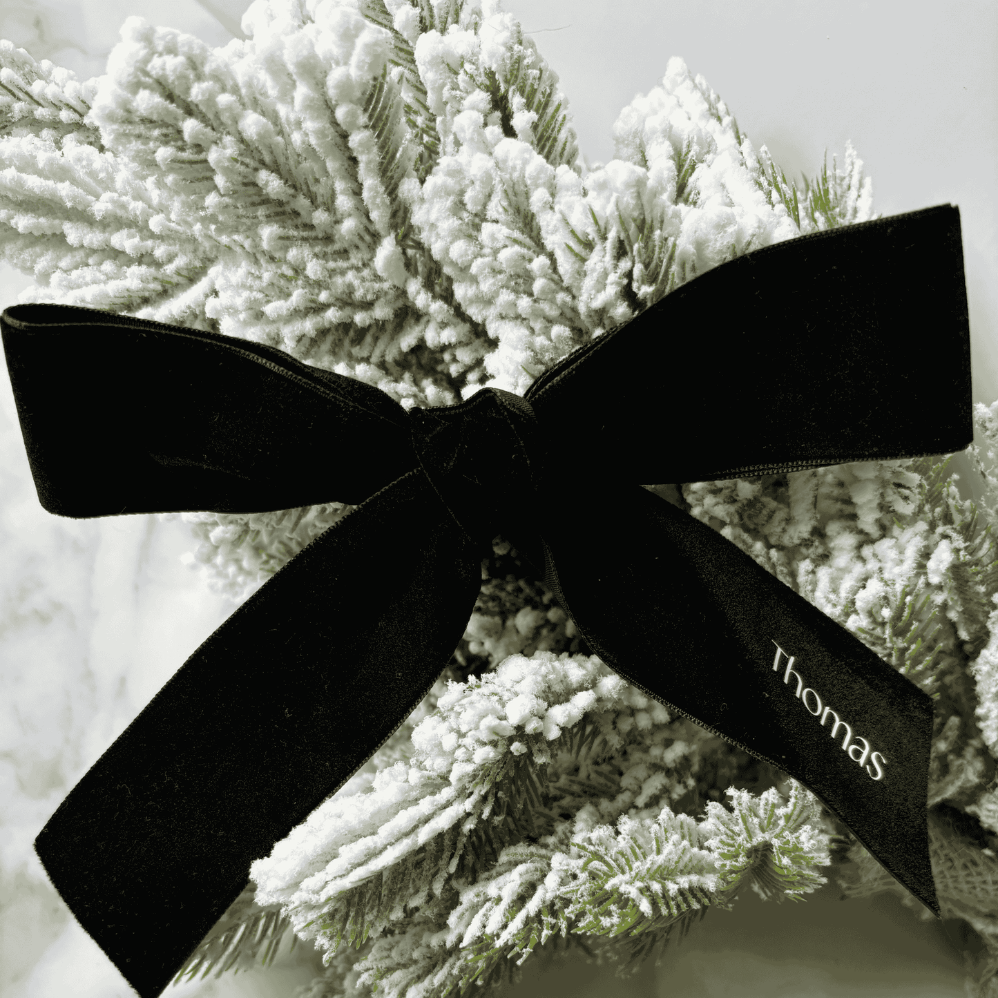 Velvet Bow Christmas Tree Ornament