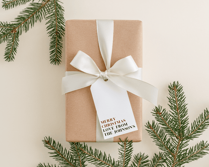 Personalised Handmade Christmas Gift Tags